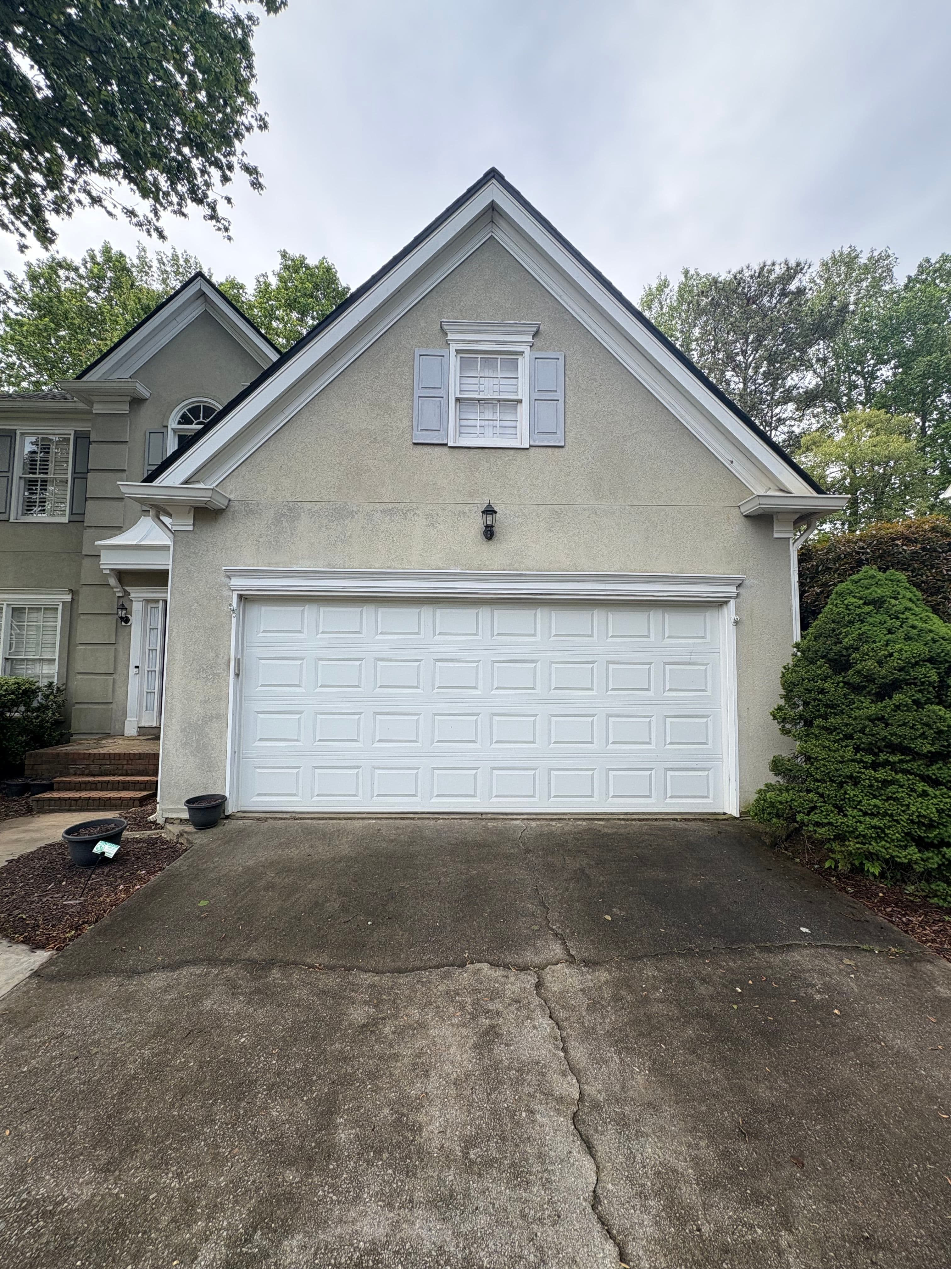 Project Johns Creek Home Soft Wash Window Cleaning and Driveway Power Wash image