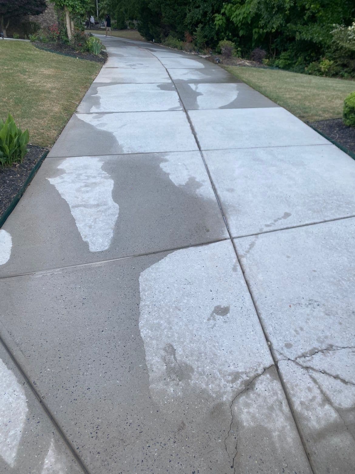 Project Driveway Pressure Washing and Window Cleaning in Milton image