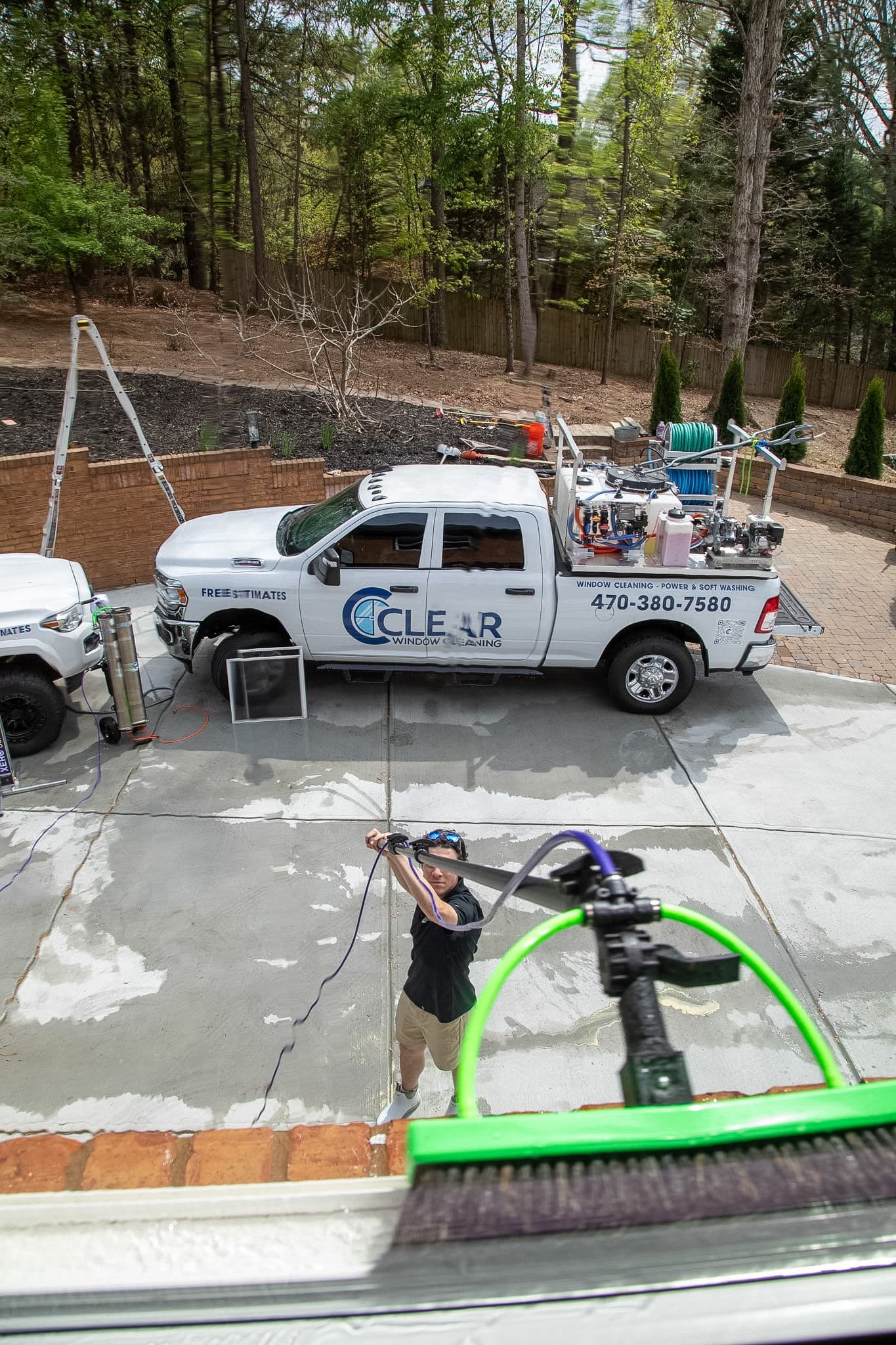 Water-Fed Pole Window Cleaning Done Right in Roswell image