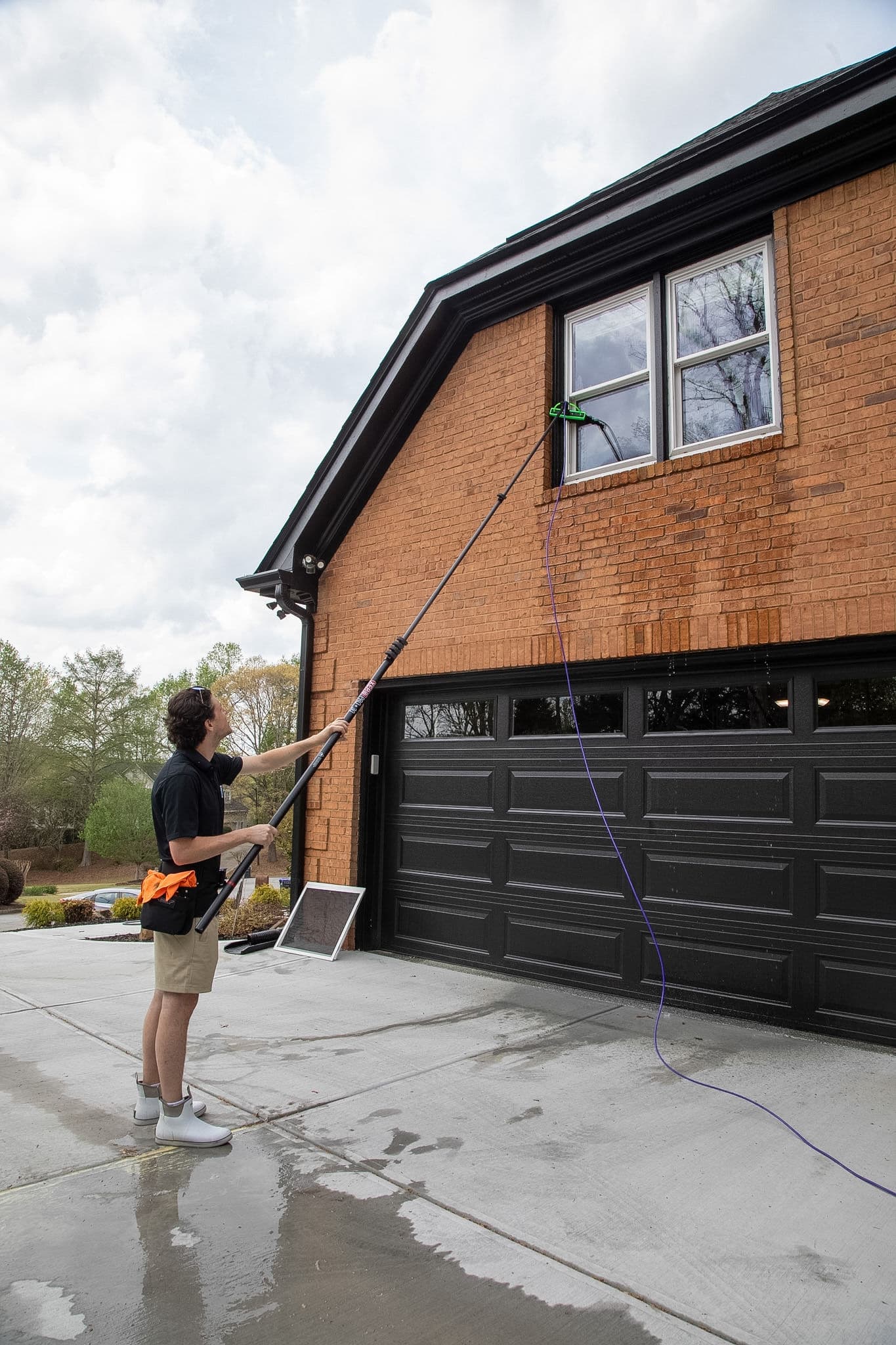 Gallery photos for Water-Fed Pole Window Cleaning Done Right in Roswell: Image #2